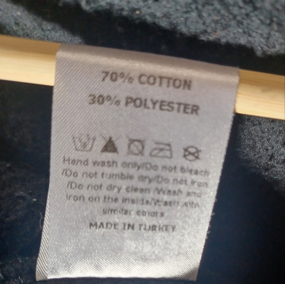 032C - Don't dream it's over Black embroidery Sweatshirt Size Xl - Picture 4 of 5